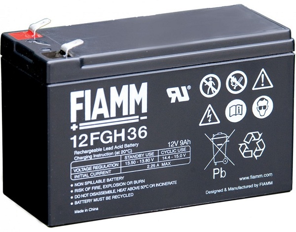 12FGH36 - аккумулятор FIAMM 9ah 12V  