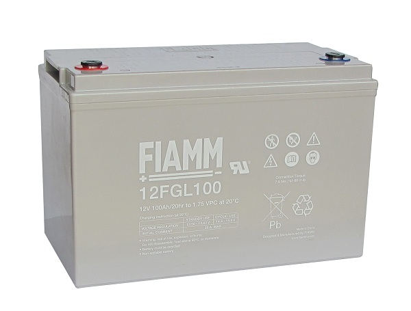12FGL100 - аккумулятор FIAMM 100ah 12V  