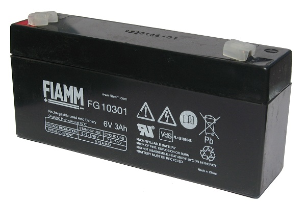 FG10301 - аккумулятор FIAMM 3ah 6V  