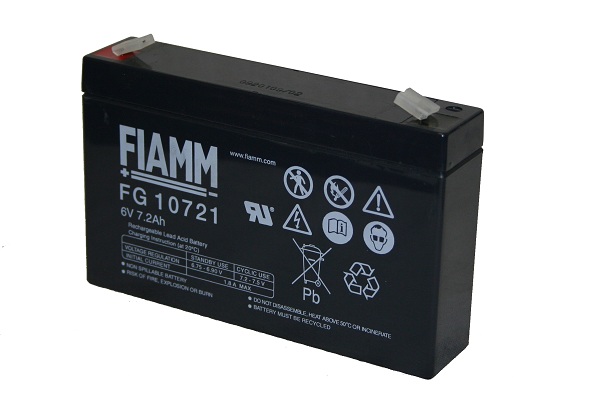 FG10721 - аккумулятор FIAMM 7.2ah 6V  