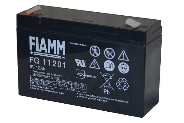 FG11201 - аккумулятор FIAMM 12ah 6V  