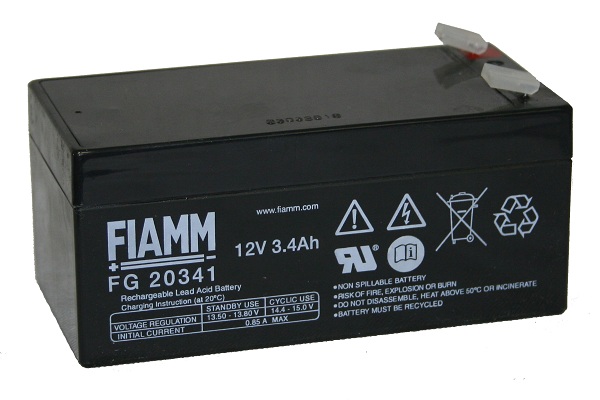 FG20341 - аккумулятор FIAMM 3.4ah 12V  