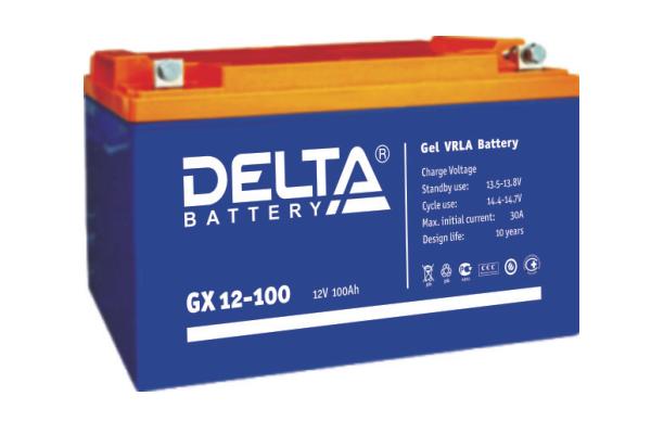 батарея Delta DT GX12-100 (GX12-100)                                              100ah 12V - купить в Нижнем Новгороде