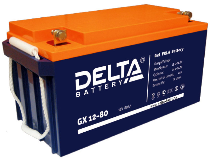 GX12-80 - аккумулятор Delta DT 80ah 12V  
